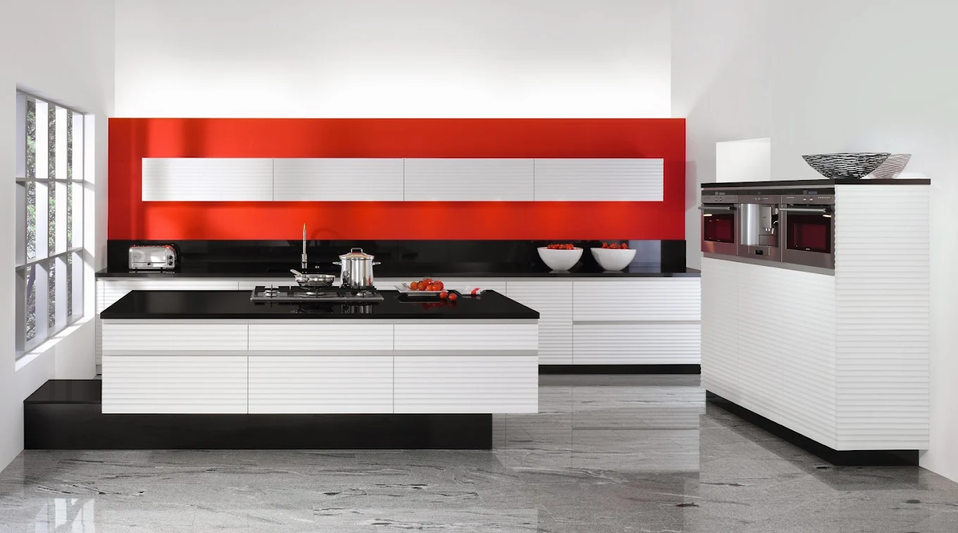 Linear contemporary kitchen